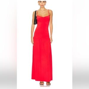 WeWoreWhat Vibrant Red Maxi Dress